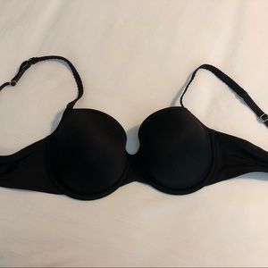 ThirdLove 24/7 Classic T-Shirt Bra, black. Size 36B
